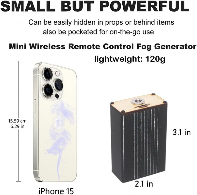 StagesFogger Store Handheld Fog Machine|Smoke Machine for Indoor DJ Party Portable Forgger for Photography, Outdoor Stage Effects,Halloween,Weddings - Image 5